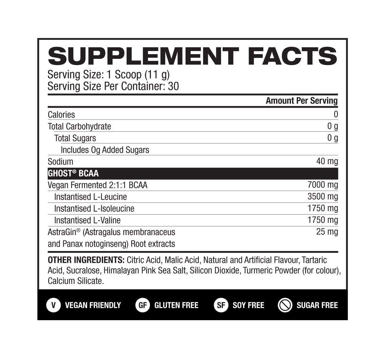 Ghost AMINO ACIDS Ghost BCAA V2