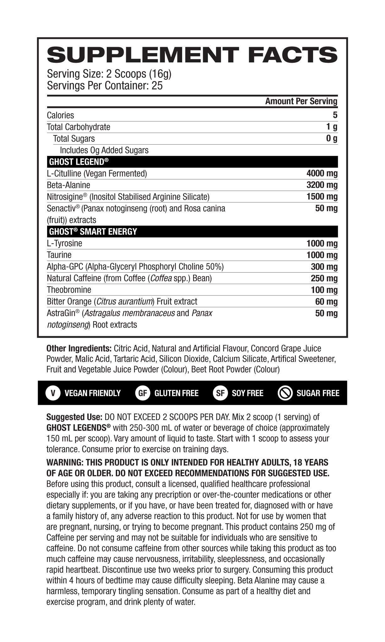 Ghost PRE WORKOUT GHOST Legend V2