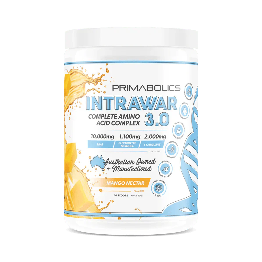 Sydney Health & Nutrition AMINO ACIDS Mango Nectar Primabolics Intrawar 3.0 Premium Intraworkout Formula
