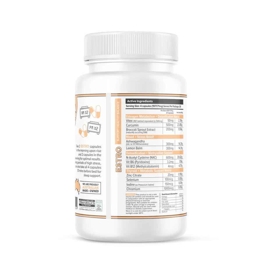 Sydney Health & Nutrition Primabolics Estro