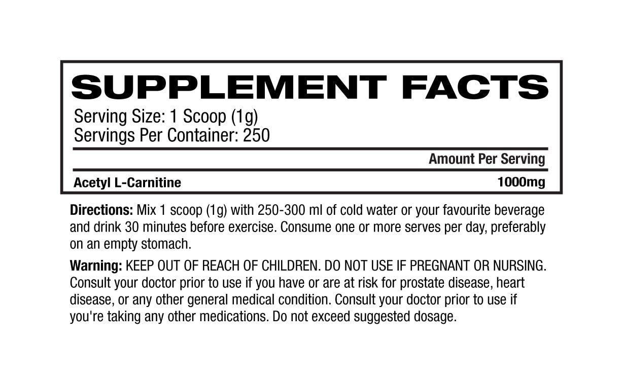 APS FAT BURNER 250g APS Acetyl L-Carnitine