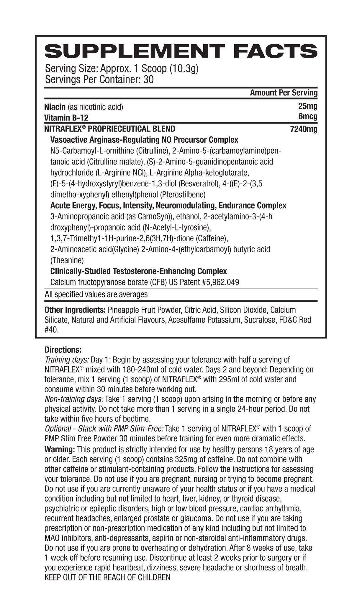 GAT PRE WORKOUT GAT Nitraflex Preworkout