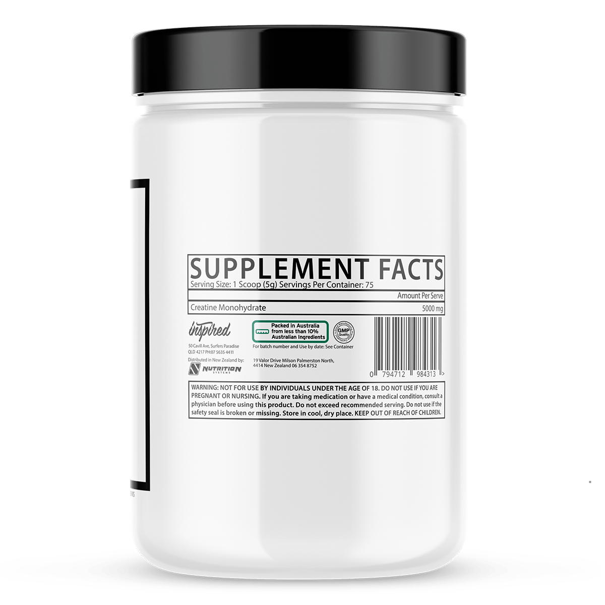 Inspired CREATINE Inspired Creatine Monohydrate