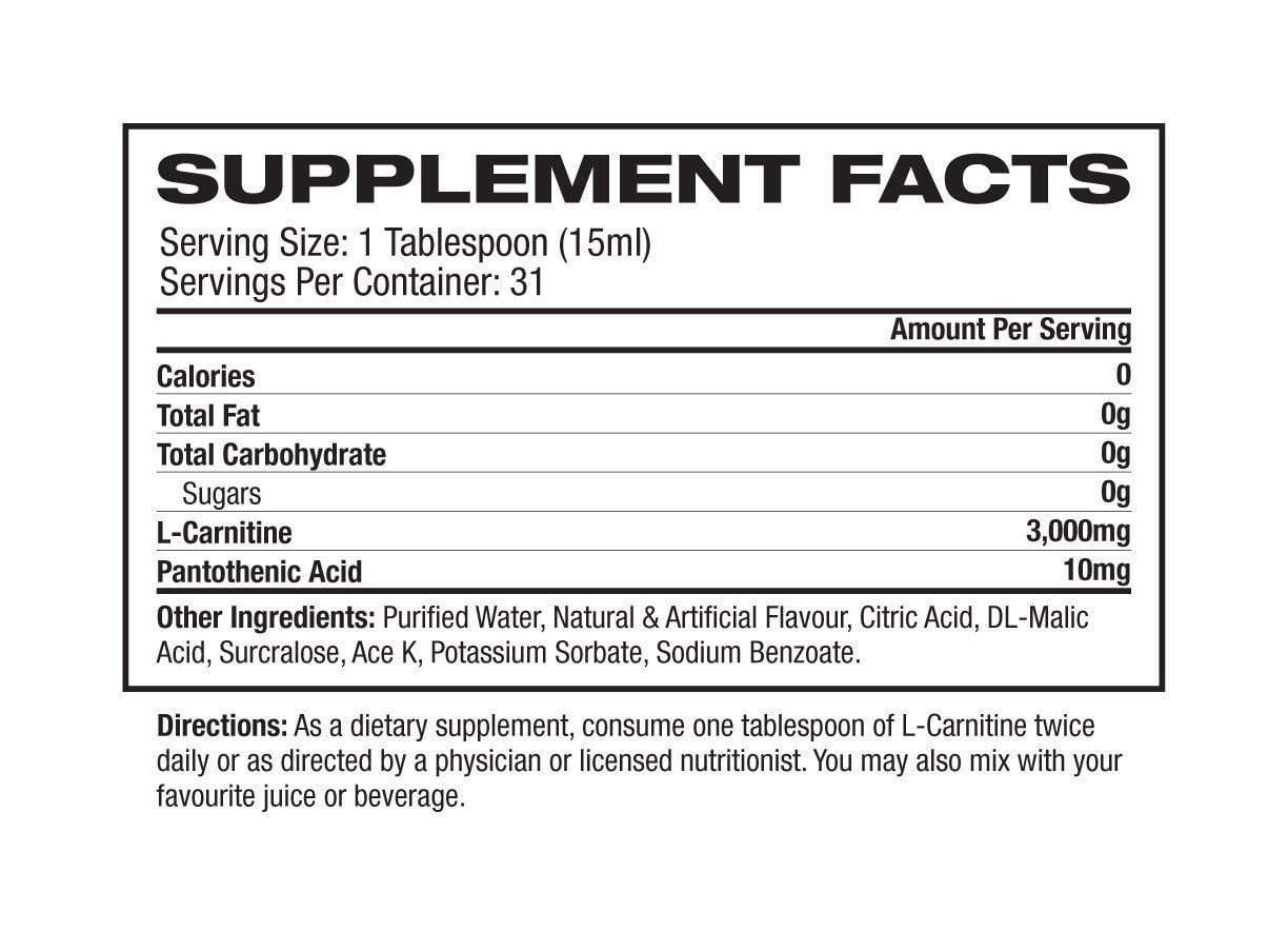 Pro Supps FAT BURNER Pro Supps L-Carnitine 3000mg