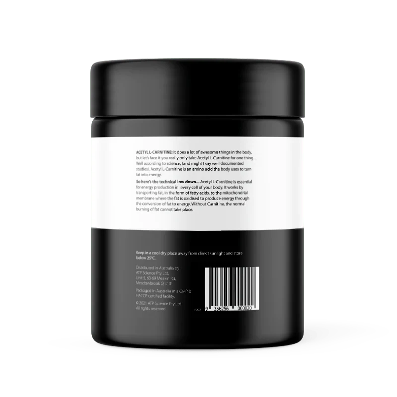 Sydney Health & Nutrition FAT BURNER ATP Science Acetyl L-Carnitine