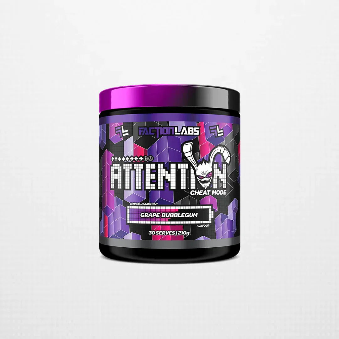 Sydney Health & Nutrition Grape Bubblegum Attention Cheat Mode by Faction Labs