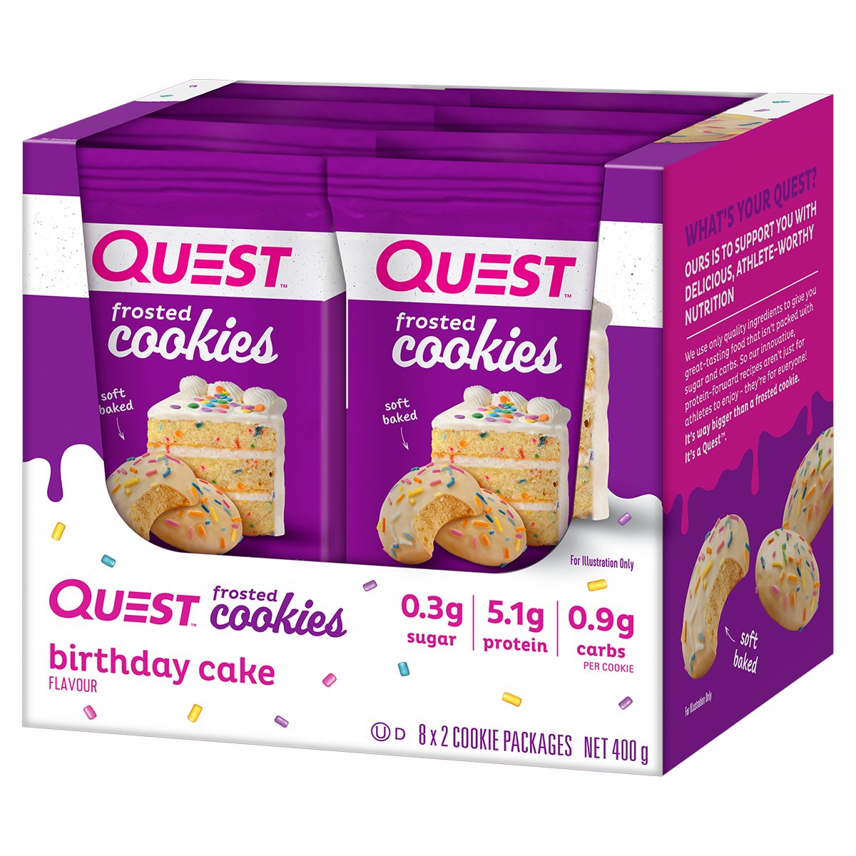 Sydney Health & Nutrition Quest Frosted Cookie