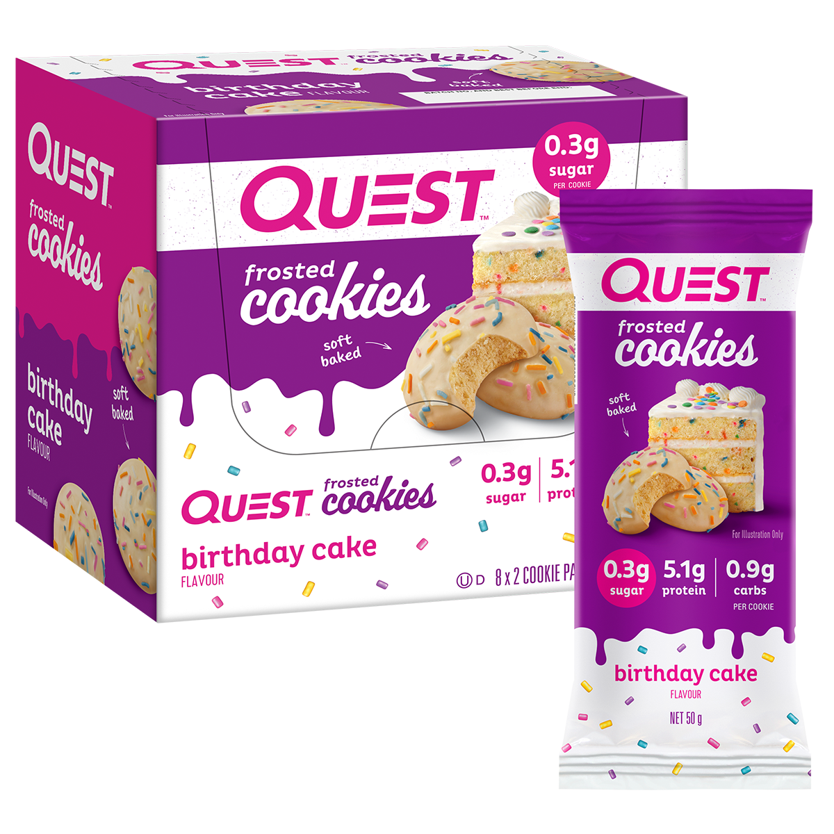 Sydney Health & Nutrition Quest Frosted Cookie